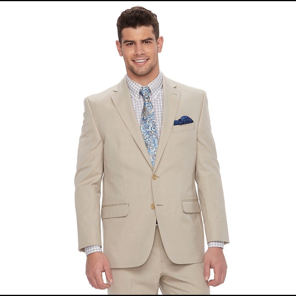NWT Men’s Chaps Classic Fit Stretch Suit Coat